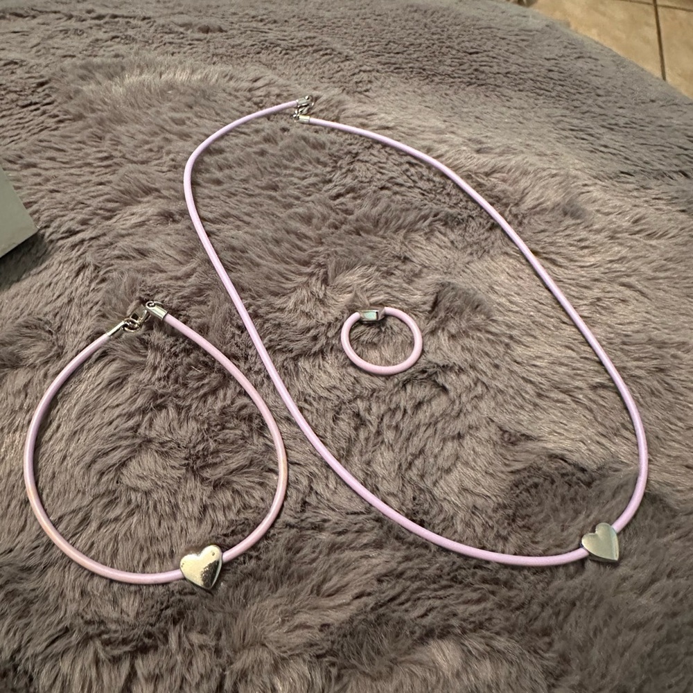 3 piece purple set